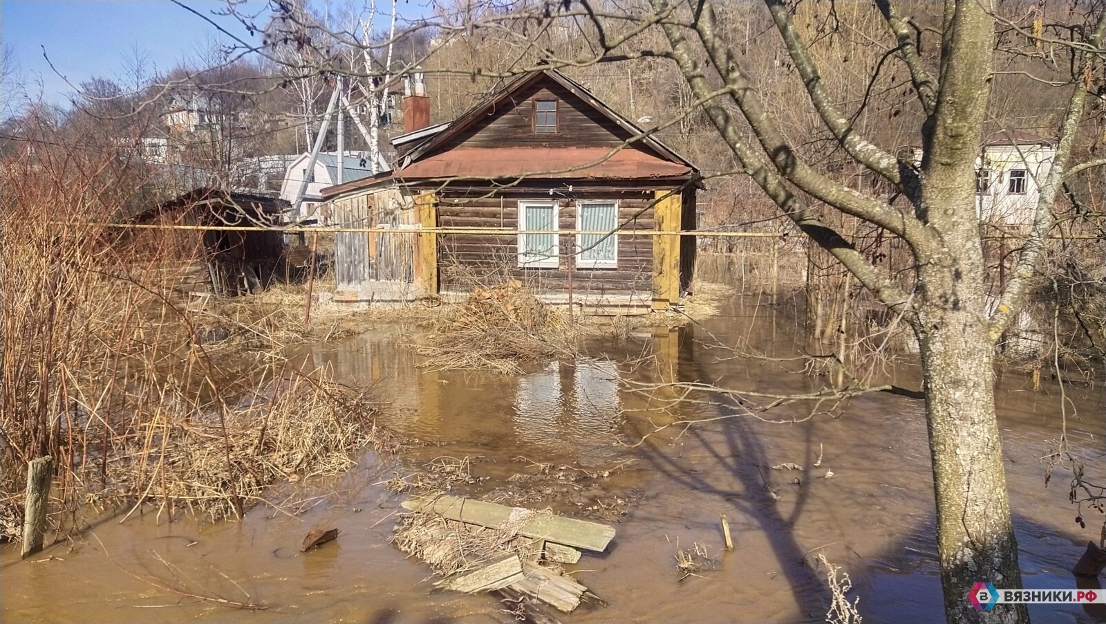 Очистка Волшника в городе Вязники: лёд тронулся — Вязники.РФ